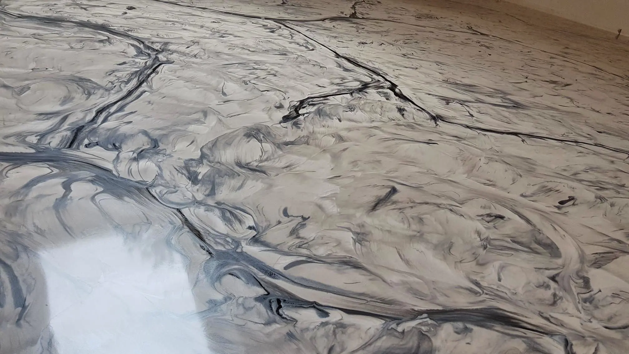 Resin Painting Fussboden